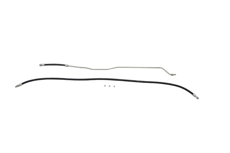 CTF1122-SC Fuel Feed Line Set for 1988-1989 Chevrolet/GMC C-Series 1/2 and 3/4 Ton Truck [Stainless Steel]
