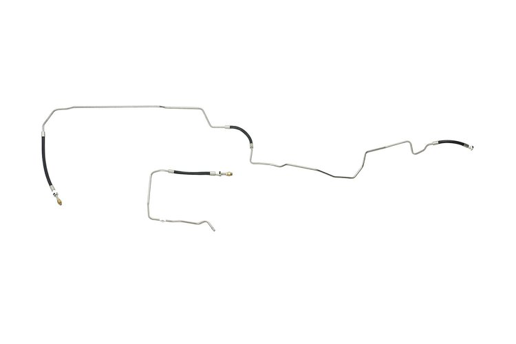 CTF1158-SC Fuel Feed Line Set for 2001-Mid 04 Chevrolet/GMC 3/4 Ton Heavy Duty and 1 Ton Truck [Stainless Steel]