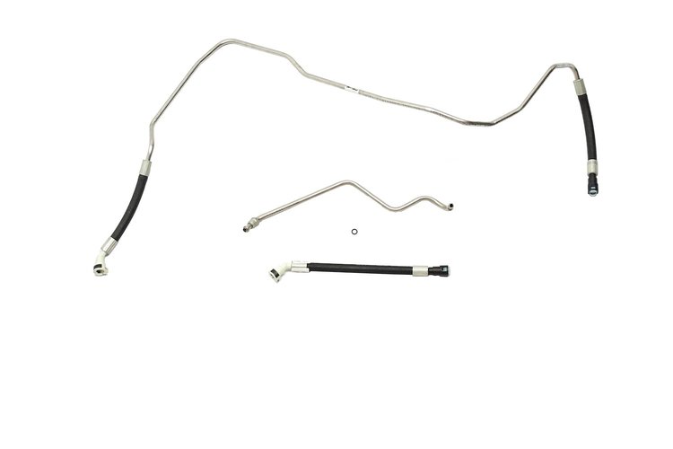 CTF1162-SC Fuel Feed Line Set for 2002-2006 Chevrolet Tahoe, Cadillac Escalade, and GMC Yukon [Stainless Steel]
