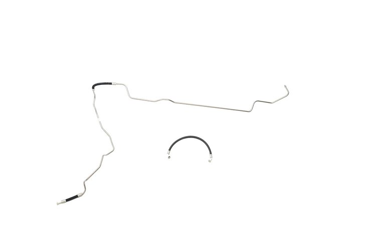 CTF1174-SC Fuel Feed Line Set for Late 2004-10 Chevrolet/GMC 3/4 Ton Heavy Duty and 1 Ton Truck [Stainless Steel]