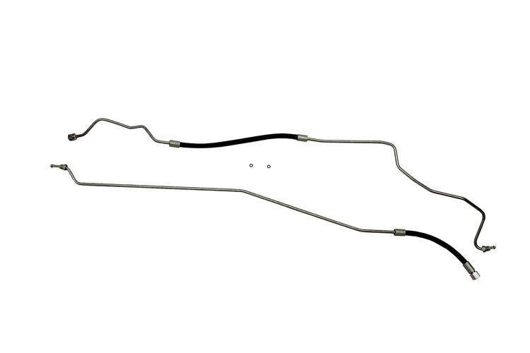 CTR1045-SC Fuel Return Line Set for 1992-1995 Chevrolet/GMC K-Series 1/2 Ton Truck [Stainless Steel]