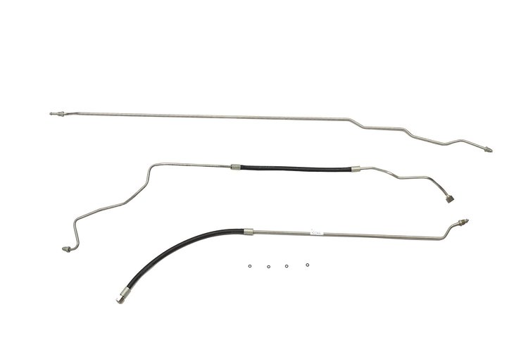 CTR1057-SC Fuel Return Line Set for 1992-1994 Chevy Full Size Blazer, GMC Jimmy/1995 Tahoe/1992-1995 GMC Yukon [Stainless Steel]