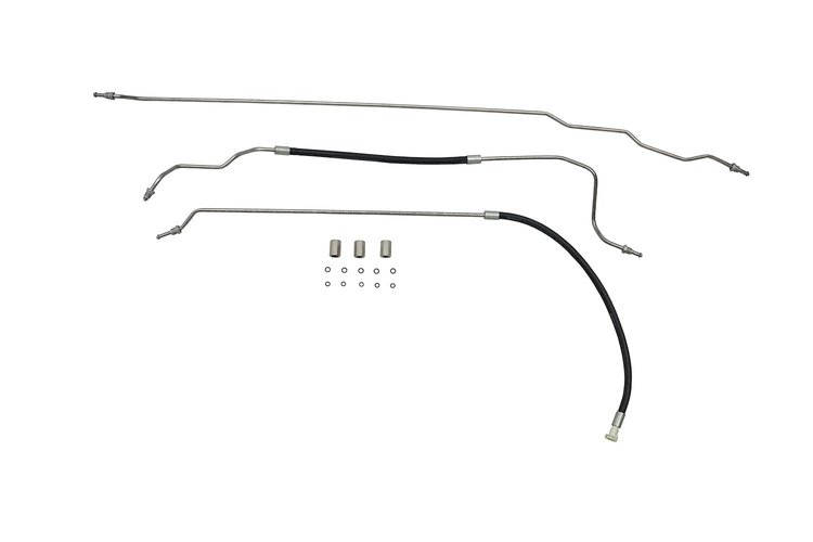 CTR1068-SC Fuel Return Line Set for 1996-1999 Chevrolet Tahoe and GMC Yukon [Stainless Steel]