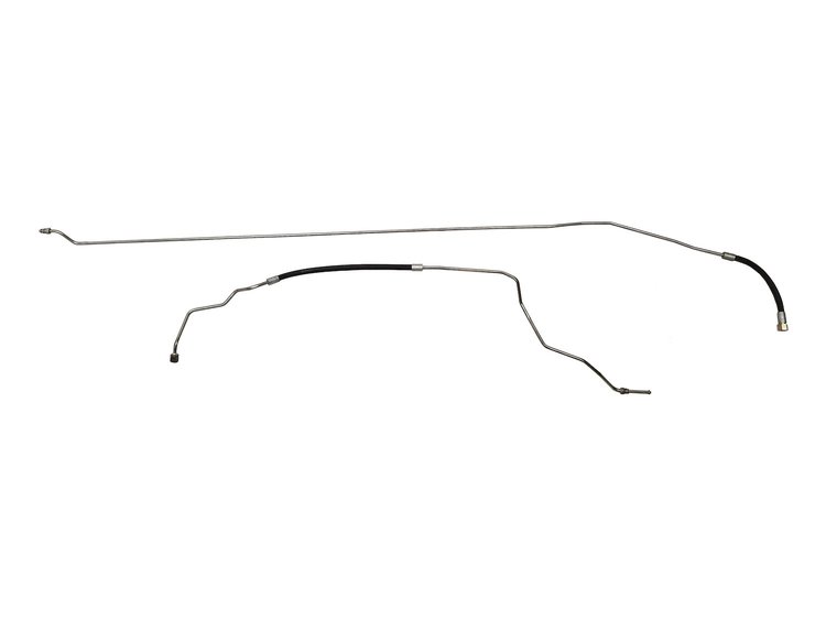 CTR1087-SC Fuel Return Line Set for 1990-1995 Chevrolet/GMC K-Series 3/4 Ton Truck [Stainless Steel]