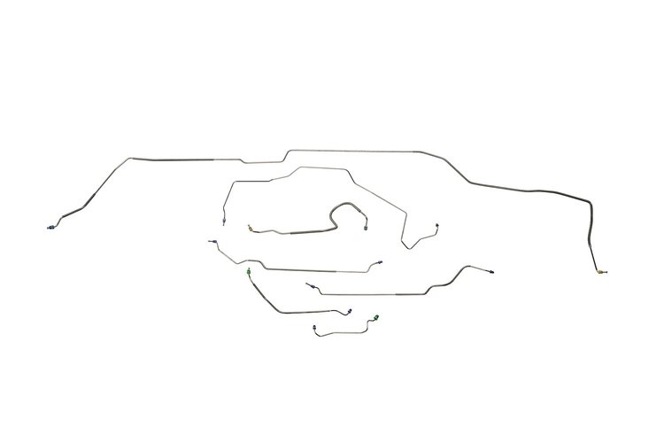 Pontiac LeMans Brake Line Kits Hardtop - Standard Drum -1971 1972