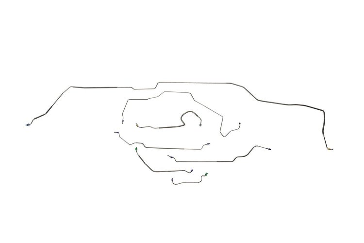 Pontiac LeMans Brake Line Kits Hardtop - Standard Drum -1971 1972