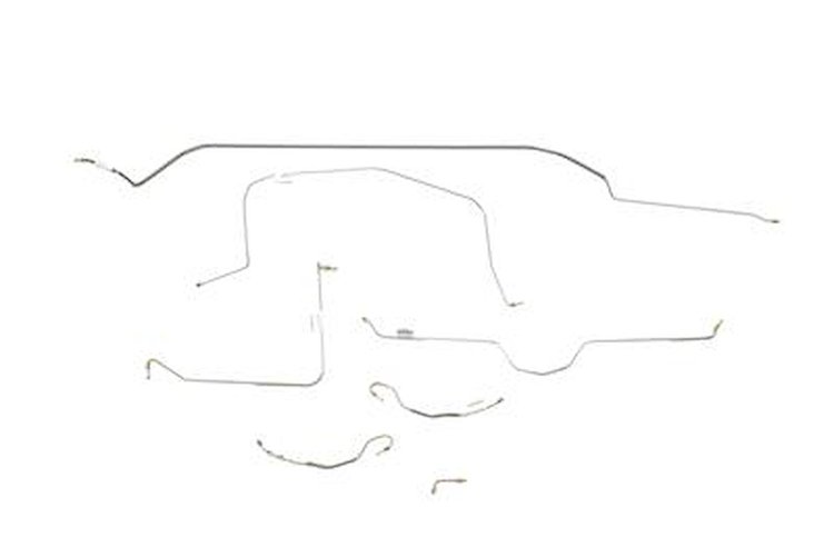 Chevrolet Corvette Brake Line Kits Manual Brakes -1954 1955