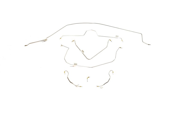 Chevrolet Corvette Brake Line Kits Standard Brake - Front to Rear - 3/16 in -1965