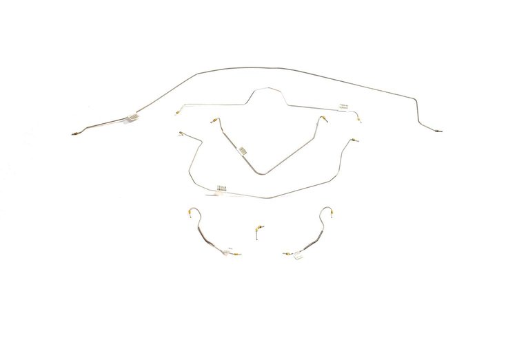 Chevrolet Corvette Brake Line Kits Standard Brake - Front to Rear - 3/16 in -1965