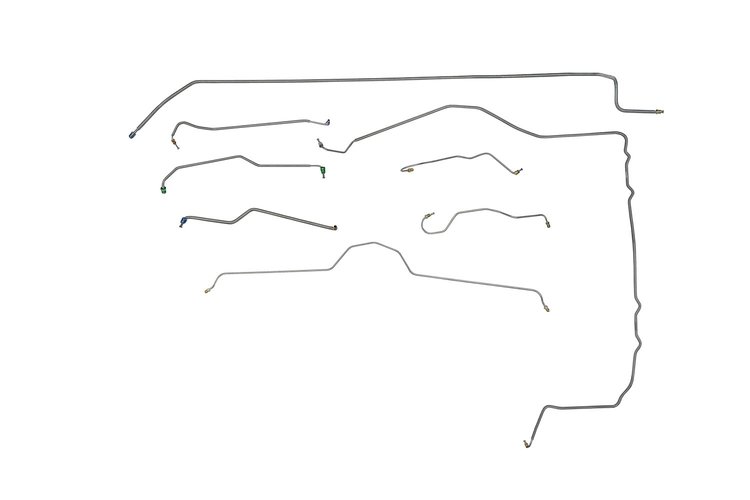 Chevrolet Corvette Brake Line Kits Power Disc -1974 1975 1976 1977 1978 1979 1980 1981 1982