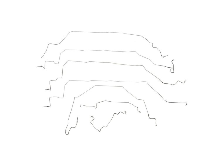 Chevrolet Corvette Brake Line Kits 8 Pc. -1996
