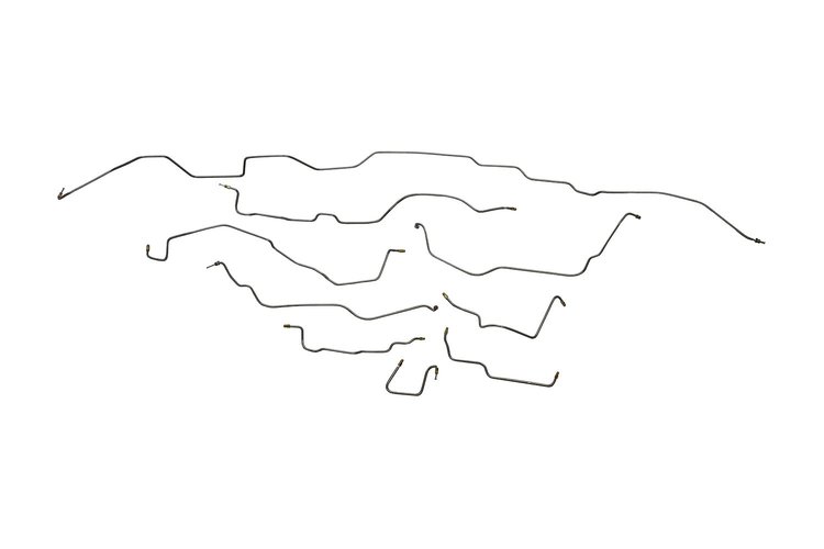 DD1053-SS Complete Brake Line Kit for 1987-1996 Dodge Dakota [2WD, Standard Cab, Short Bed, Rear ABS, Stainless Steel]