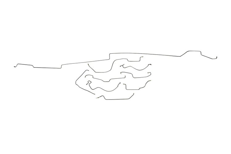 Dodge Pick Up Brake Line Kits 4WD Long Bed 9.25 in Axle -1989 1990 1991 1992
