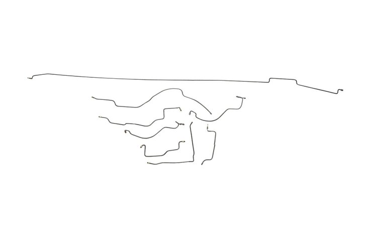 Dodge Pick Up Brake Line Kits 4WD Long Bed Dana 60 Axle -1981 1982 1983 1984 1985 1986 1987 1988