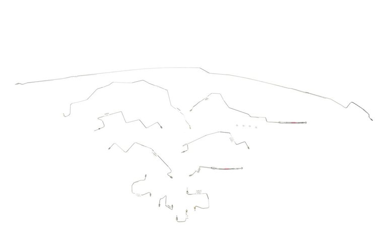 Dodge Pick Up Brake Line Kits 4WD Long Bed 9.25 in Axle -1993