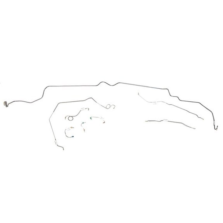 Pontiac Firebird Brake Line Kits Power Disc 1 Pc. Front to Rear -1967 1968