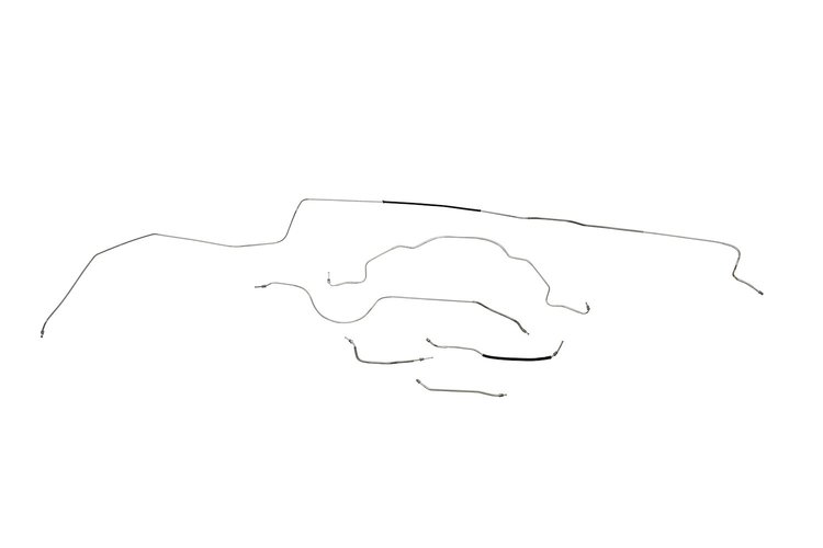 Ford Custom Brake Line Kits Standard Drum -1957