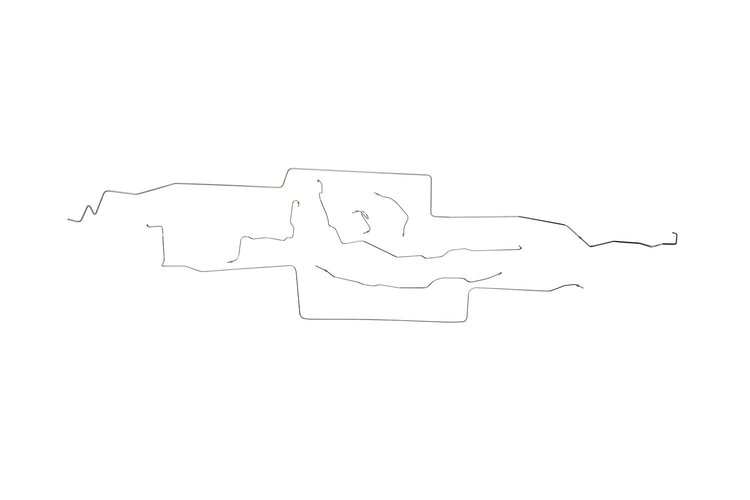Ford Fairlane Brake Line Kits Power Drum -1963 1964 1965