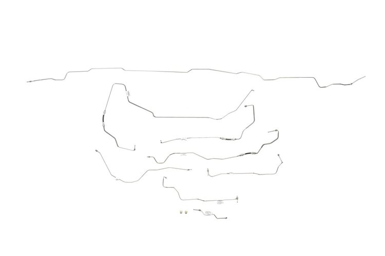 Ford F250 Brake Line Kits 4WD Super Duty Super Cab Short Bed - Gas Motor -2000 2001 2002 2003 2004