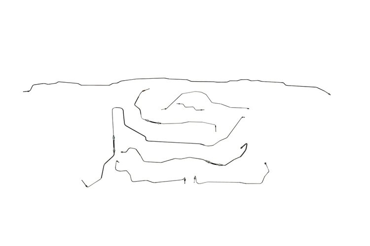 Ford F350 Brake Line Kits 4WD Regular Cab Long Bed Super Duty Diesel Motor Non Dual Rear Wheels -200