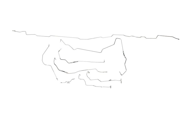 Ford F350 Brake Line Kits 4WD Super Cab Long Bed Super Duty Diesel Motor Non Dual Rear Wheels -2000