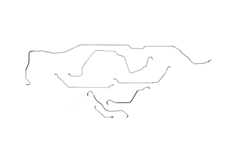 Pontiac GTO Brake Line Kits Power Drum - Hardtop - V8 -1967