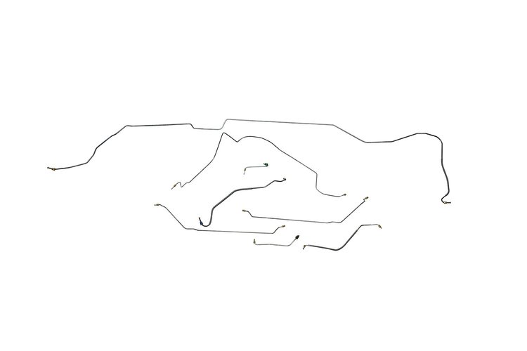 Pontiac LeMans Brake Line Kits Power Disc - Hardtop - V8 -1967