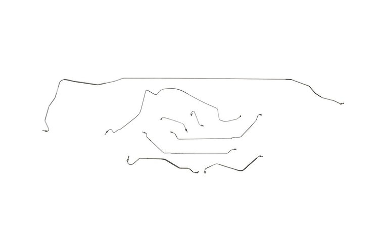 Pontiac GTO Brake Line Kits Power Disc - Convertible - V8 -1967