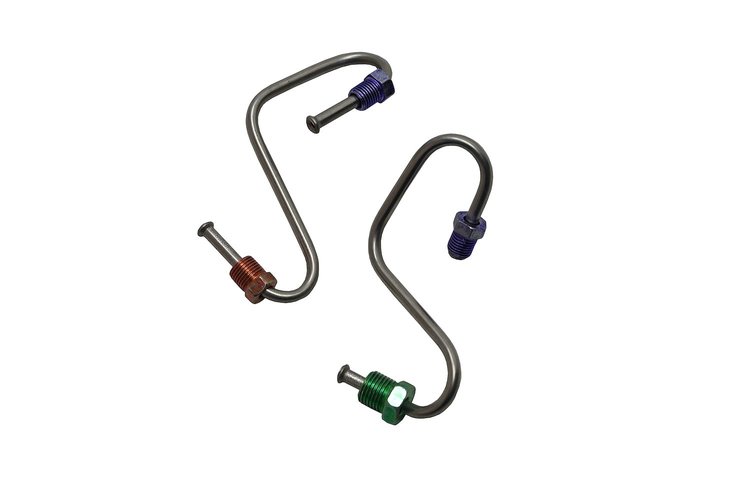 Pontiac LeMans Caliper Transfer Tubes -1968