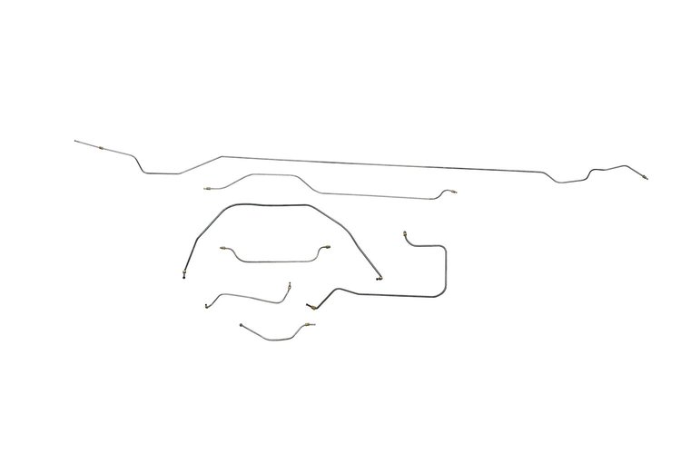 Chevrolet Bel Air Brake Line Kits Standard Brake - Front to Rear Inside Frame -1955 1956