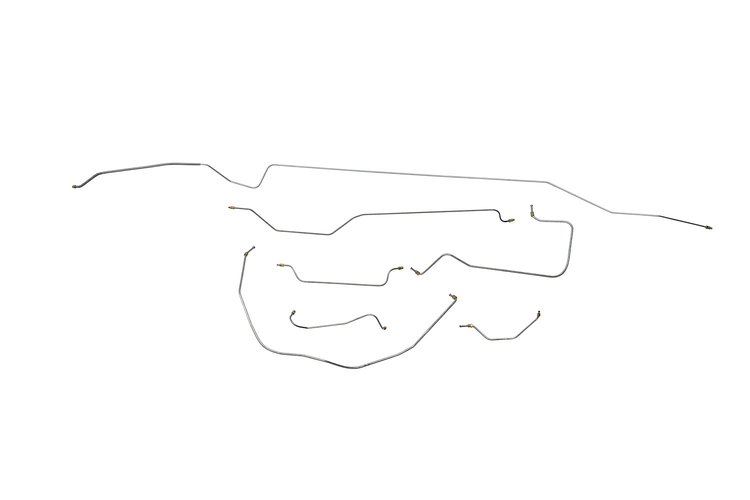 Chevrolet Bel Air Brake Line Kits Standard Brake - Front to Rear Outside Frame -1955 1956