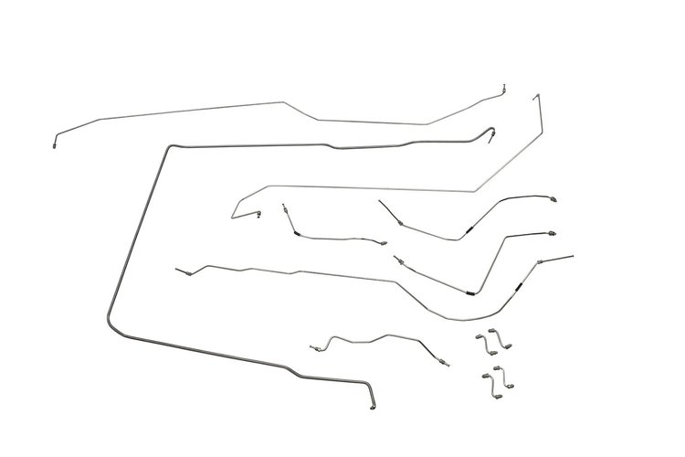 Jeep Gladiator Brake Line Kits 4WD - Power Brake -1967 1968 1969 1970 1971