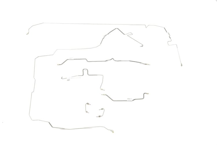 Jeep Wrangler Brake Line Kits Without ABS - With Rear Drum - Dana 44 Axle and Pc. -1997 1998 1999 20