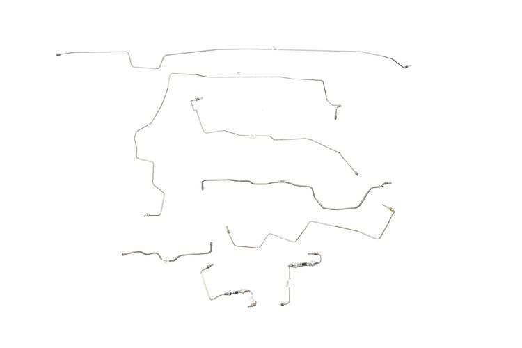 Jeep Grand Cherokee Brake Line Kits 8 Pc. Front to rear made in two pieces for ease of installation