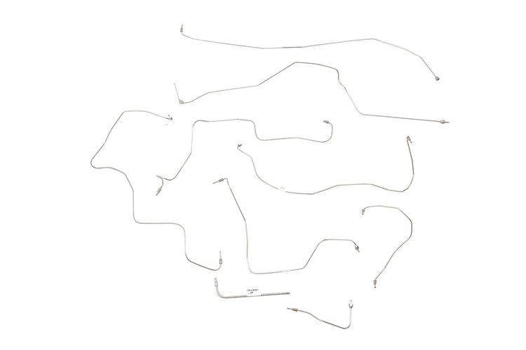 Jaguar XK150 Brake Line Kits Left Hand Drive - Manual Transmission 8 Pc. -1958 1959 1960 1961