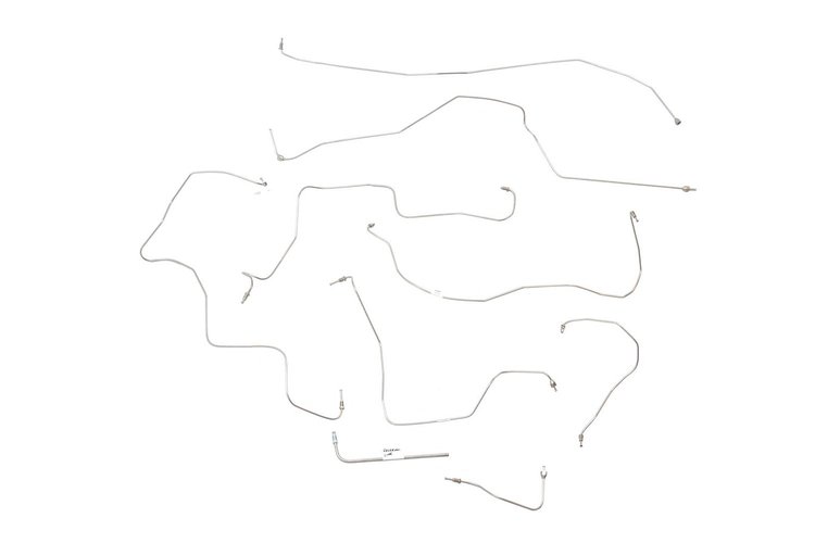 Jaguar XK150 Brake Line Kits Left Hand Drive - Manual Transmission 8 Pc. -1958 1959 1960 1961