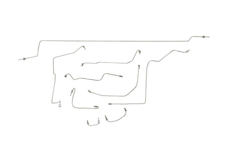 Jaguar XKE Brake Line Kits V-12 11 Pc. -1972 1973 1974