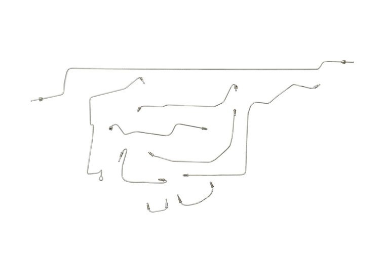 Jaguar XKE Brake Line Kits V-12 11 Pc. -1972 1973 1974