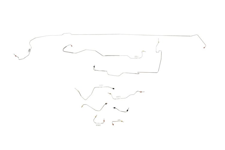 Ford Mustang Brake Line Kits 9pcs with Rubber Brake Hose Kit 3pcs Boss 429 Only -1969