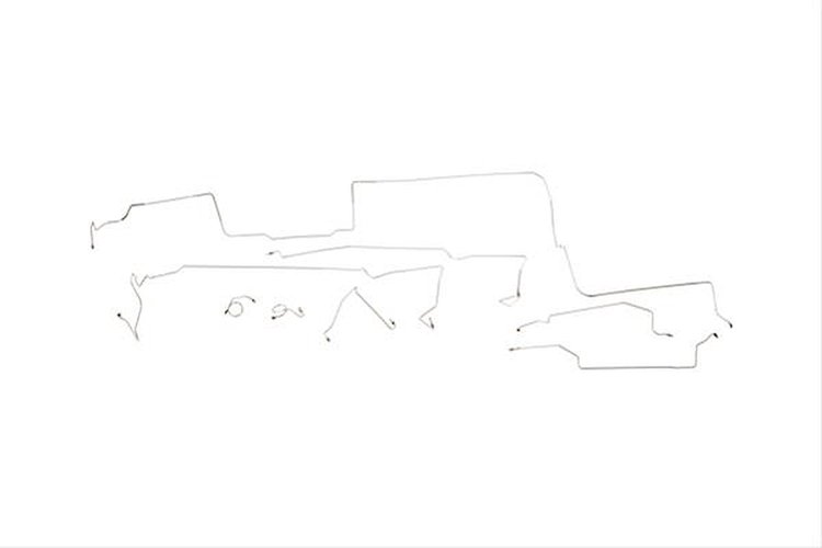 Ford Mustang Brake Line Kits 8pcs Cobra Only Factory Rear Disc -1993