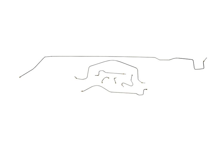 Pontiac Bonneville Brake Line Kits Power Brakes - Wide Saddle -1963 1964