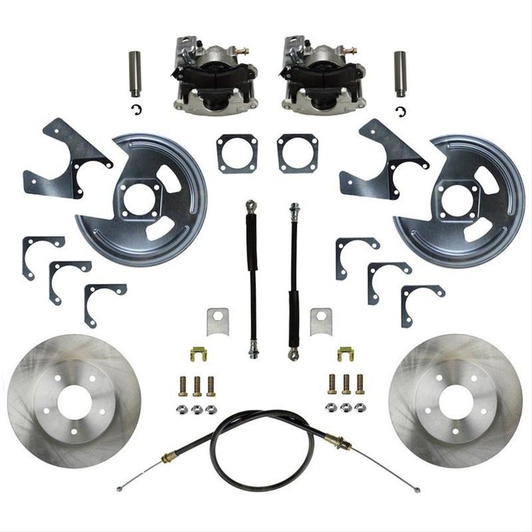Ford 9and Large Bearing Rear Disc Brake Conversion - Single Piston