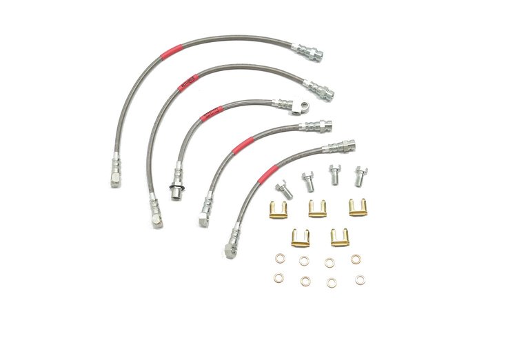 Chevrolet Camaro StopFlex Brake Hose Kit Front andamp; Rear Disc 4 Pc. -1985 1986 1987 1988