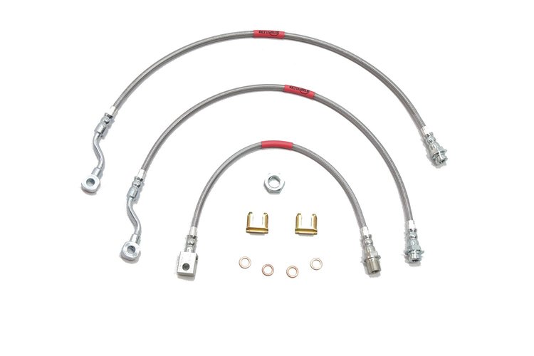 Chevy / GMC Pick Up StopFlex Brake Hose Kit 2WD - Front Disc/Rear Drum 3 Pc. -1988 1989 1990 1991 19