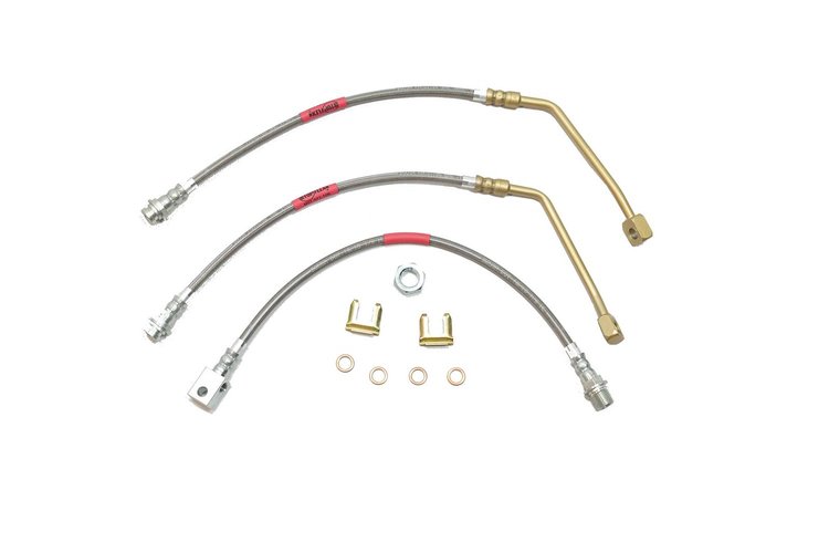 Cadillac Escalade StopFlex Brake Hose Kit 4WD - Front Disc/Rear Drum 3 Pc. -1988 1989 1990 1991 1992