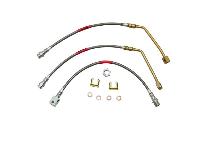 Cadillac Escalade StopFlex Brake Hose Kit 4WD - Front Disc/Rear Drum 3 Pc. -1988 1989 1990 1991 1992