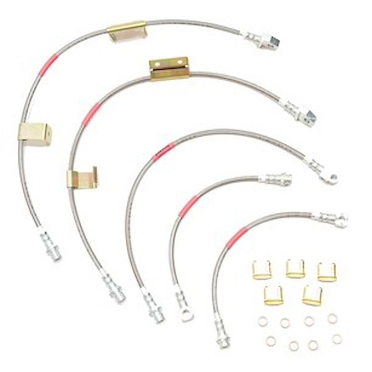 Chevy / GMC Tahoe StopFlex Brake Hose Kit 2WD 4WD - Front Disc/Rear Disc 5 Pc. -2000 2001 2002 2003