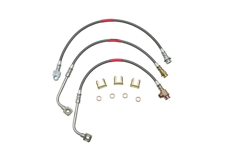 Ford F250 StopFlex Brake Hose Kit 3 Pc. -1995 1996 1997 1998