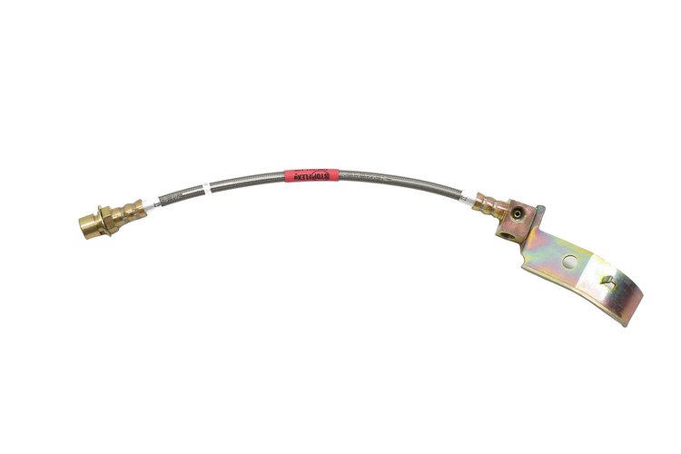 Ford Mustang Stainless Braided Flex Hose Rear Center With 31 Spline 9 in Axle -1968 1969