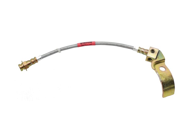 Ford Mustang Stainless Braided Flex Hose Rear Center Hose All Axles -1970